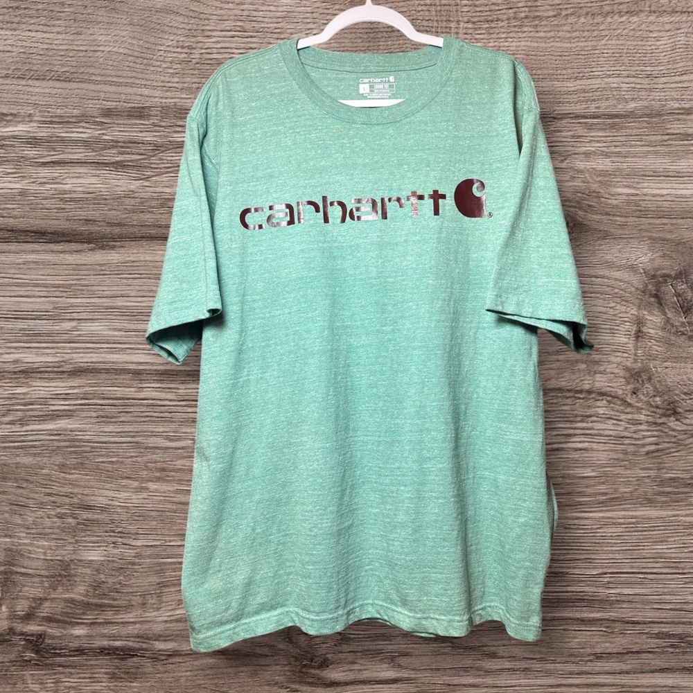 Carhartt Men's Mint Green Short Sleeve Tee